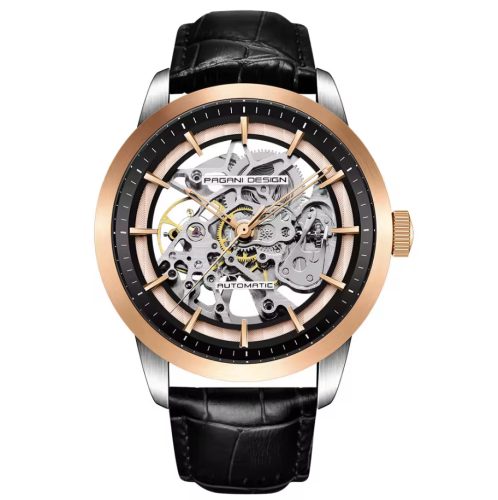 PAGANI DESIGN BONES ROSE-BLACK Automatic